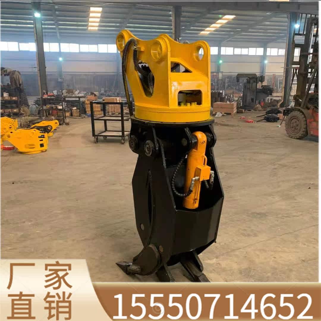 挖机抓木器夹木机械夹木器挖掘机360度液压旋转抓钢机抓铁3 2抱夹