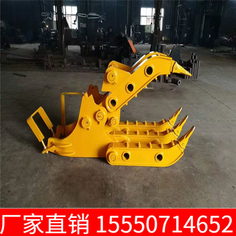 60 机抓木e 新源挖p机夹木器 抓木器e360爪旋转挖挖机度子抓铁木