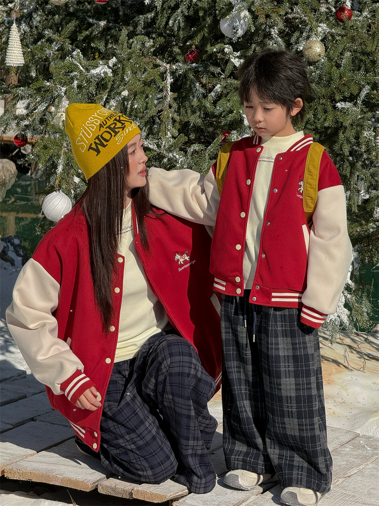 【夏天专属】【顾奈】QZ800马年加绒亲子棒球服