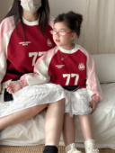 顾奈 Demi专享 QZ765圆领抽绳77卫衣