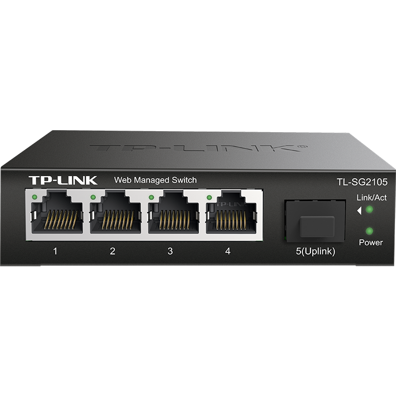 含税开专票 1光4电5口全千兆Web网管交换机