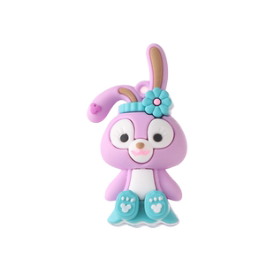 洞洞鞋扣配饰可爱卡通星黛露兔crocs鞋花拖鞋卡骆驰diy装饰品配件