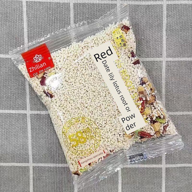 崔芝芝藕粉汤红枣百合s玫瑰桂花果仁银耳枸杞全谷物代餐粉