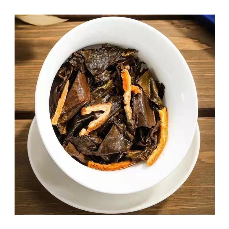 15年福鼎核心h陈皮老白茶小方片寿眉独立包装翻盖礼盒过节送礼