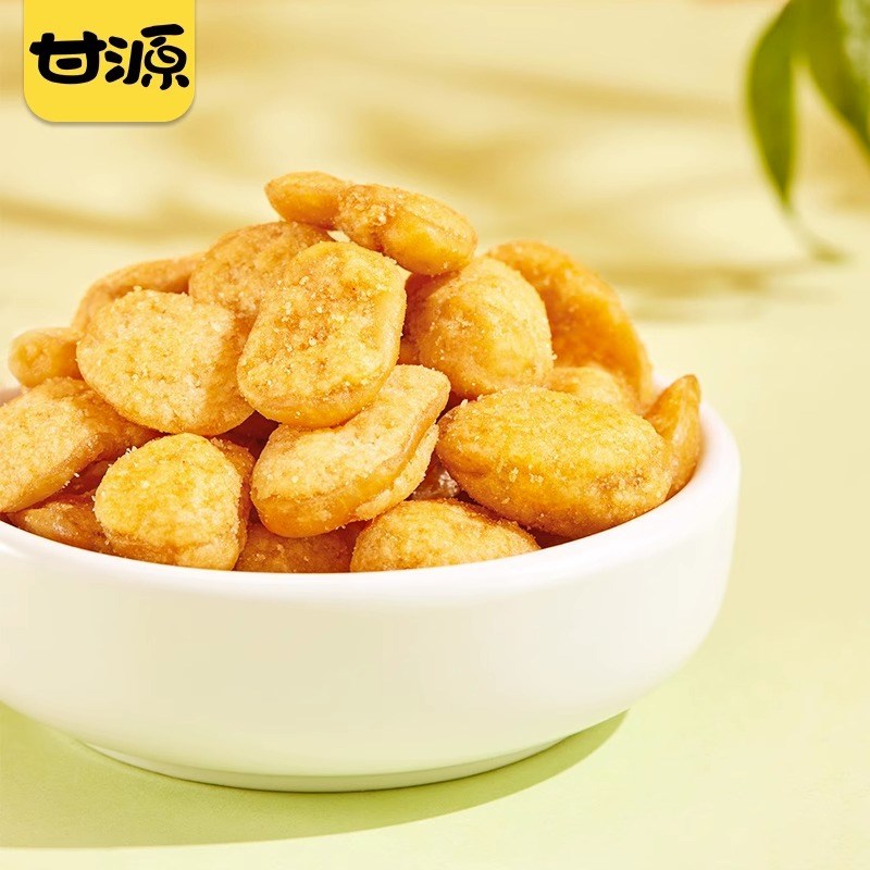 甘源蟹黄蚕豆零食小包装五香味牛肉味兰M花豆炒货小吃休闲食品