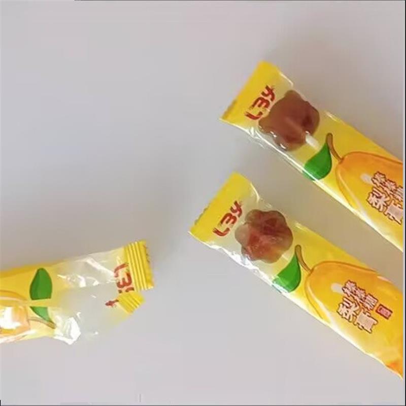 网红秋梨膏棒棒糖儿童无添加宝宝小零食水果味硬糖梨膏糖