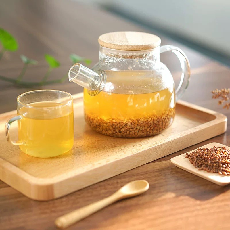 那时花开大凉山i苦荞茶黑珍珠四川胚芽茶精品熟荞麦茶代用茶养生