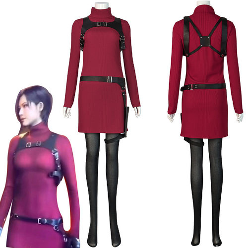 亚马逊新款跨境货源生化危机艾达王cos服万圣节艾达王cosplay服