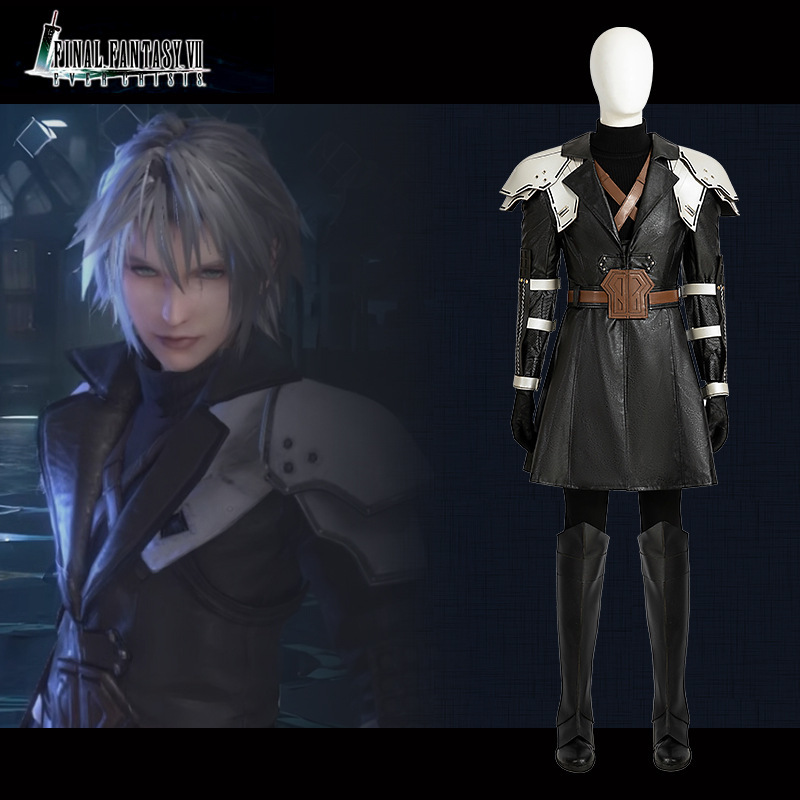 点雅终幻想7永恒危机萨菲罗斯cos服少年版游戏同款全套服装男