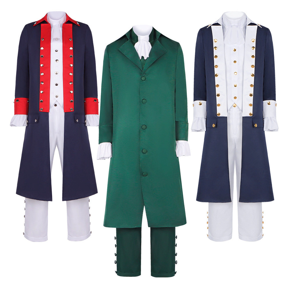 亚历山大·汉密尔顿摇滚音乐会cos服装万圣节狂欢节舞台演出服装