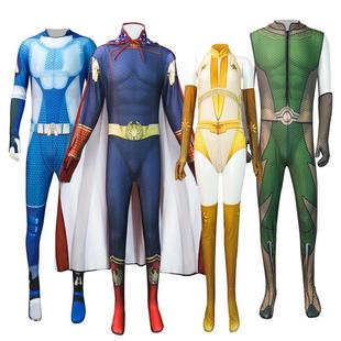 黑袍纠察队cos服 祖国人套装 深海连体衣 星光 高铁侠扮演cosplay