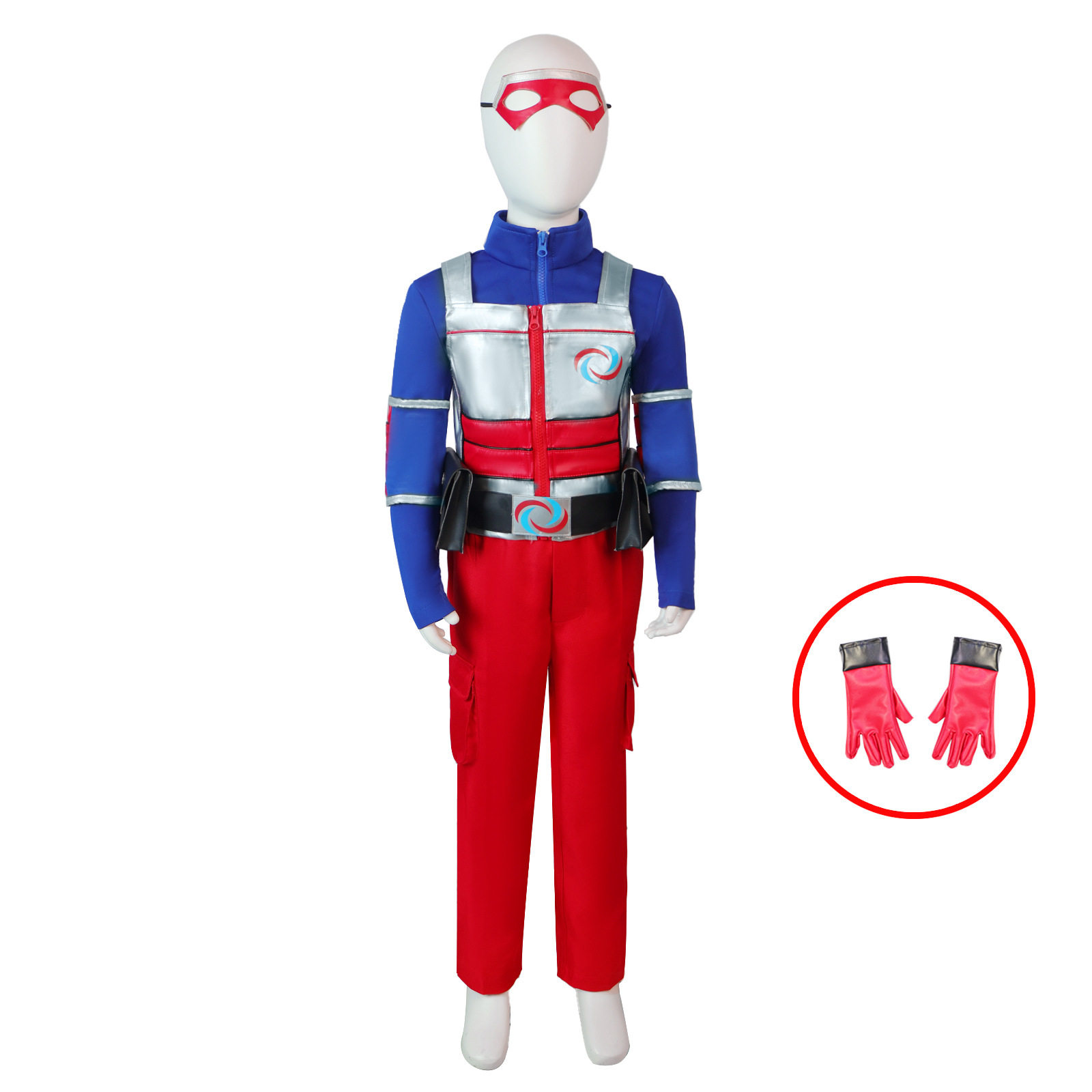 无超能小子冒险记cos服 kid danger 连体紧身衣cosplay万圣节服装
