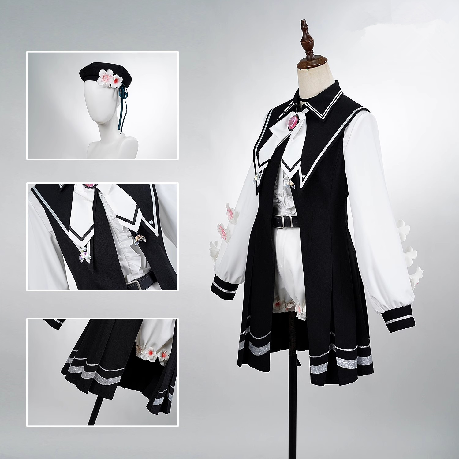 魔法少女的魔女审裁判cos服樱羽艾玛cosplay服游戏女装常服图片