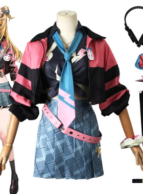 彩虹社EN第七期XSOLEIL Kotoka Torahime cosplay服装套装