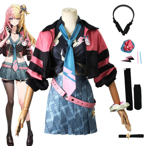 彩虹社EN第七期XSOLEIL Kotoka Torahime cosplay服装套装