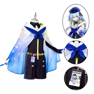 点雅 明日方舟cos服羽毛笔水月cos假日威龙陈sir精一cosplay全套
