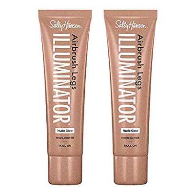 Sally Hansen Airbrush Legs Illuminator Nude Glow， 2 Count