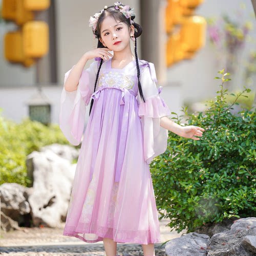 古装襦裙超仙女童汉服桐华枫
