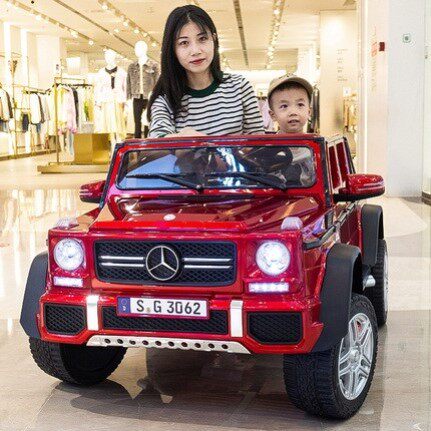 儿童电动车奔驰大g四轮可坐大人可遥控小孩宝宝玩具小汽车双人座