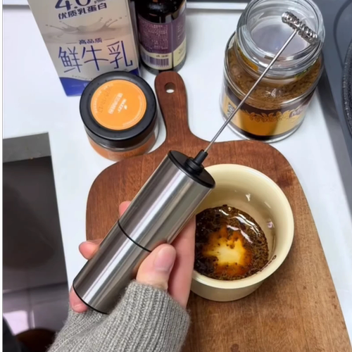家用小型电动手持打奶泡器