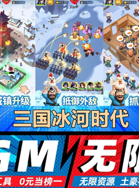 三国冰河时代手游无限GM后台道具内部折扣礼包免费版安卓苹果鸿蒙