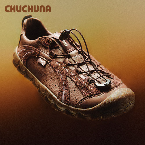 CHUCHUNA丘丘纳26秋冬新款赤足鞋男女款薄底宽楦运动鞋青少亲子鞋