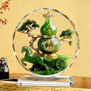 八方来财葫芦水晶摆件家居客厅玄关马到成功乔迁招财福禄进门摆台