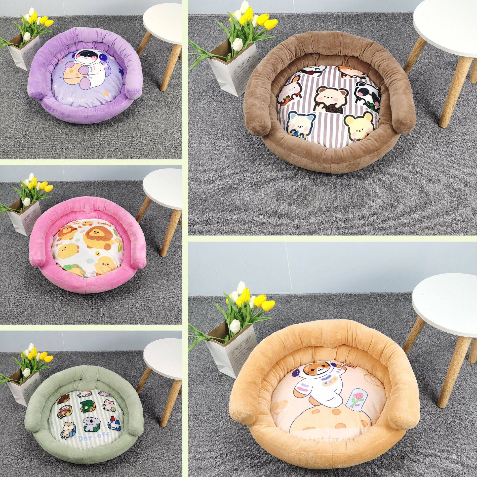 [一件]ins风格宠物窝沙发窝猫狗通用印花窝猫窝狗窝,宠物/宠物食品及用品,猫窝/屋/帐篷/沙发,淘宝优惠券,粉丝福利购,淘宝优惠卷