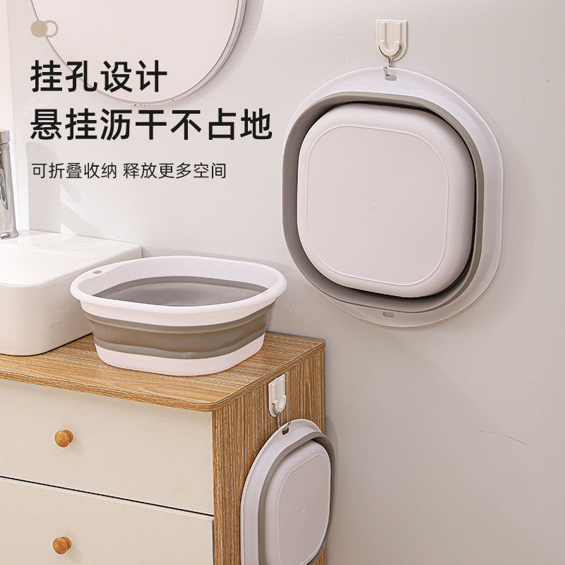折叠盆便携式硅胶可洗脸