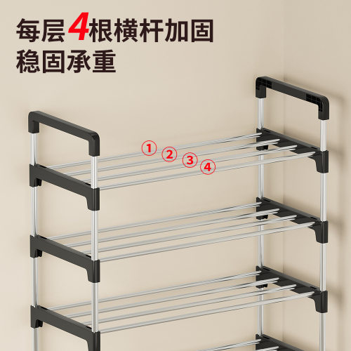 鞋架子多层防尘鞋架简易多功能家用门口鞋柜室内省空间宿舍收纳