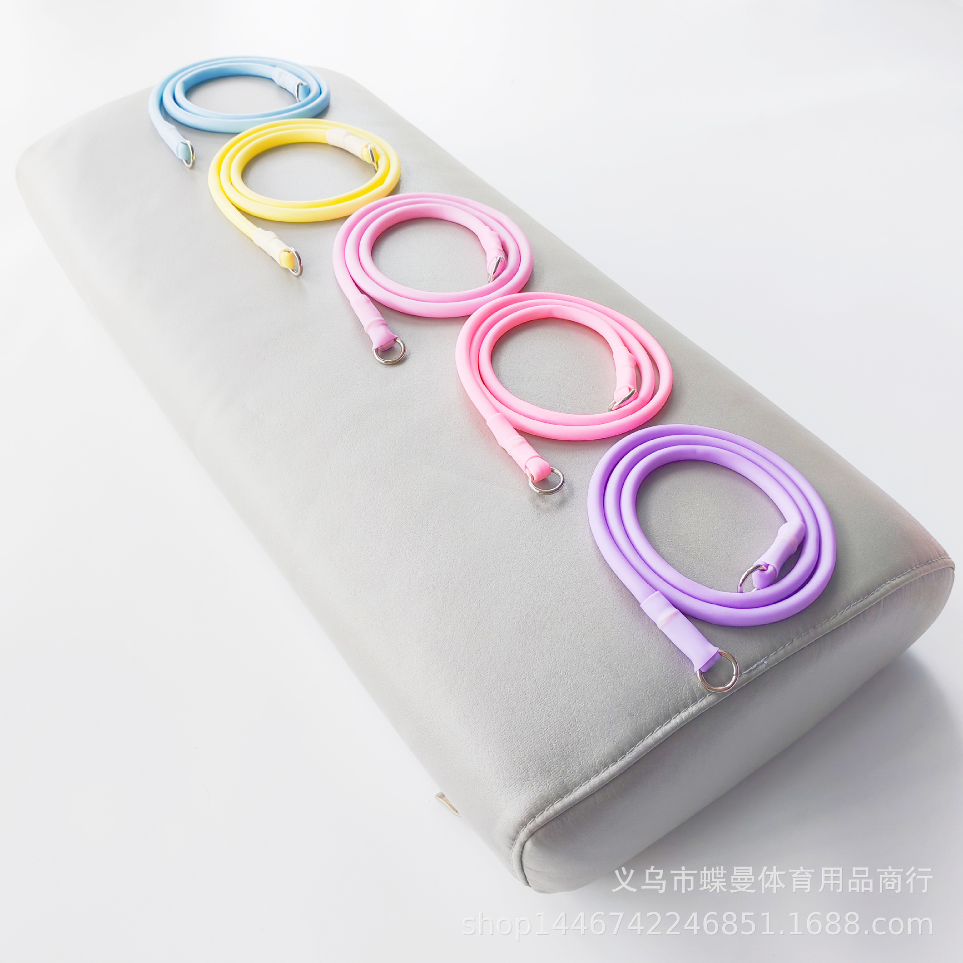 女生11件套拉力绳门上阻力绳瑜伽一字弹力绳健身阻力带运动弹力带