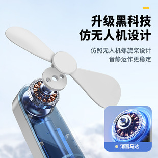 USB多功能喷雾折叠小风扇式 新款 手持风扇大容量礼品