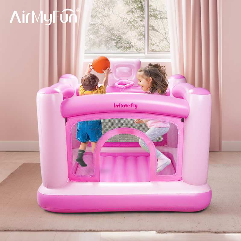 AirMyFun粉色跳床充氣城堡