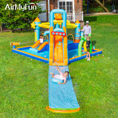 AirMyFun喷水太空乐园充气城堡室内外大型型蹦蹦床滑梯淘气堡乐园