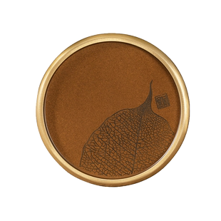 孟瀚纯铜茶杯垫隔热垫茶道配件高档茶托壶承台纯手工錾刻功夫杯垫