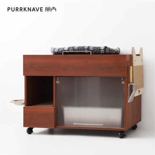 PurrKnave朋内猫砂柜封闭猫砂盆