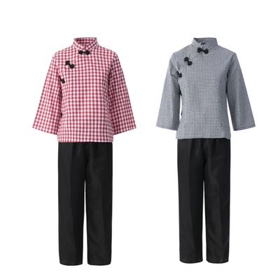 民国演出服衣服青年风男装儿童服装小品70怀旧80年代合唱服装女装