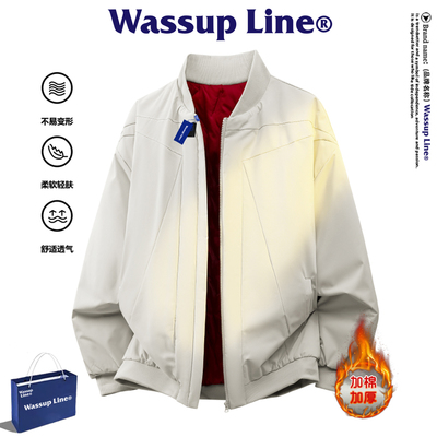 WASSUPLINE美式复古飞行员棉衣