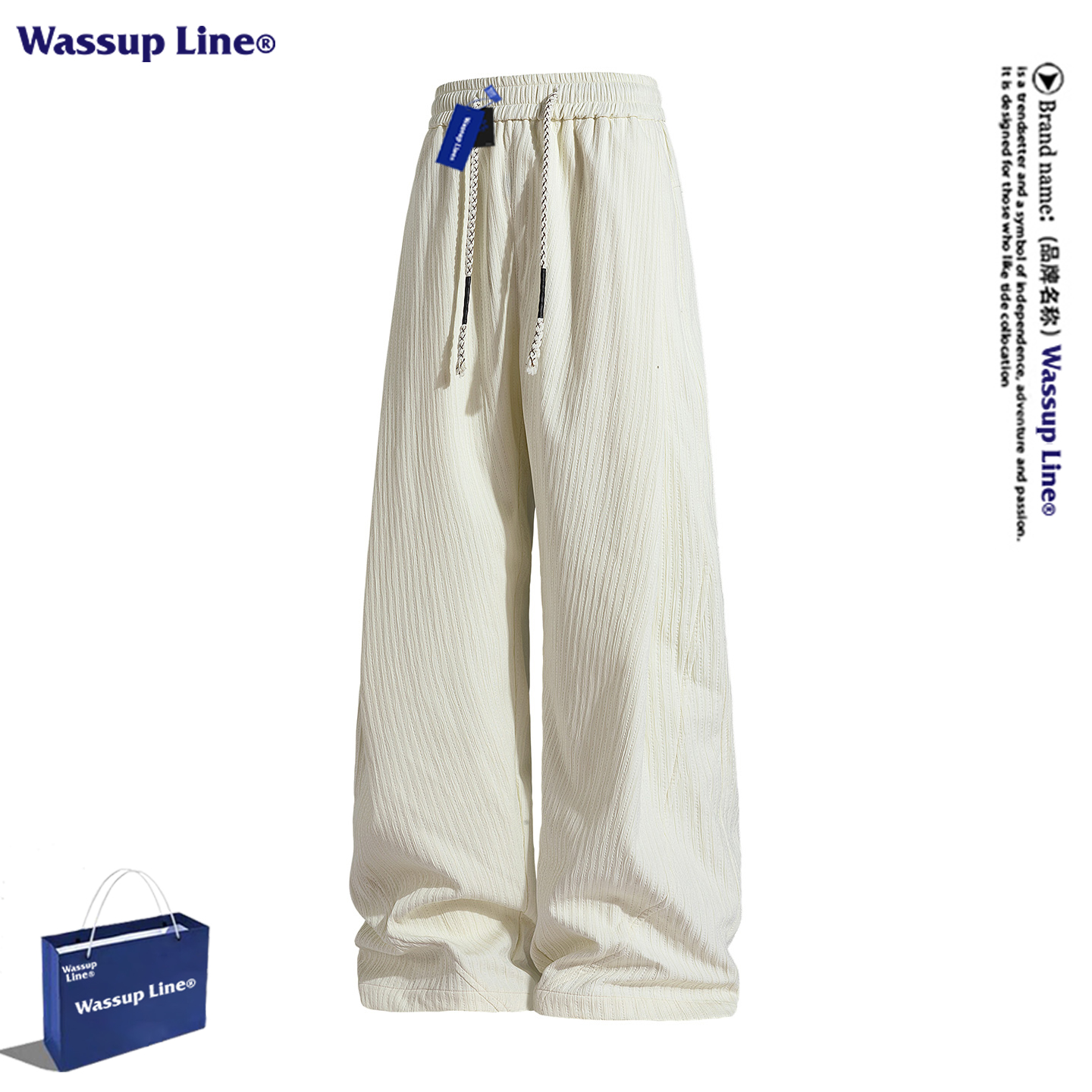 WASSUPLINE美式垂感休闲裤