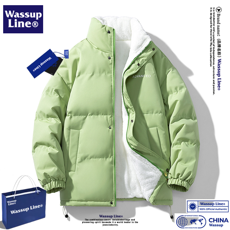 WASSUPLINE加厚冬季羽绒棉衣