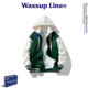 潮流复古时尚 WASSUP Line潮牌假两件夹克男春季 拼接百搭连帽外套