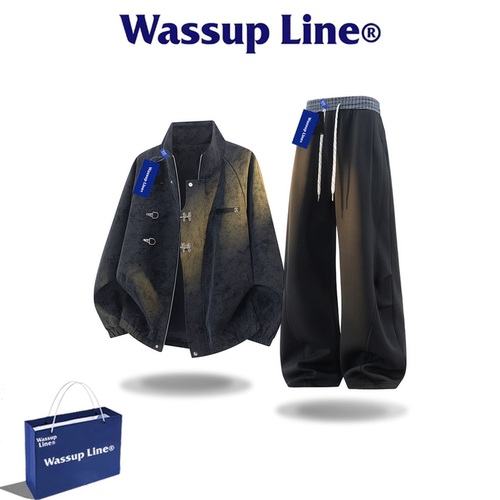 WASSUPLINE潮牌秋季男装两件套