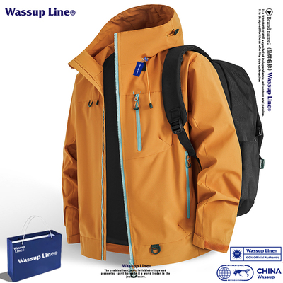 WASSUPLINE潮牌山系冲锋衣夹克
