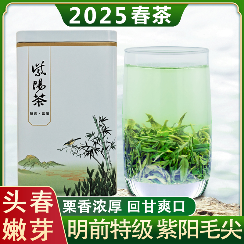 2025新茶特级紫阳毛尖紫阳富硒茶