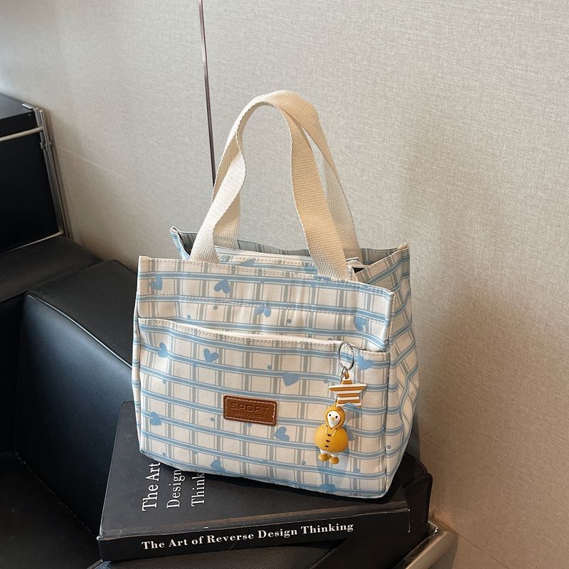 新款高颜值手提包外出简约上班杂物小拎包便当饭盒包妈咪手拎包