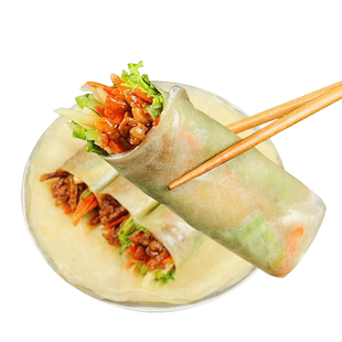 榆林镇风味筋饼春饼皮薄饼东北特产卷饼皮早餐半成品烤鸭饼旗舰店