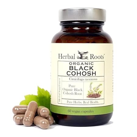 Herbal Roots Organic Black Cohosh Root | Extra Strength 6