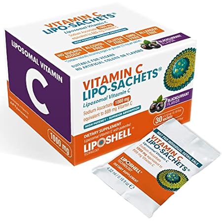 Lipo-Sachets Liposomal Vitamin C- 1，000mg Per Serving fo