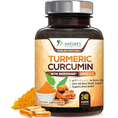 Turmeric Curcumin with BioPerine 95% Standardized Curcumi
