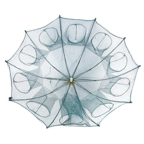 鱼网伞网鱼笼捕虾网螃蟹笼黄鳝笼渔网捕鱼网泥鳅笼伞笼qt902